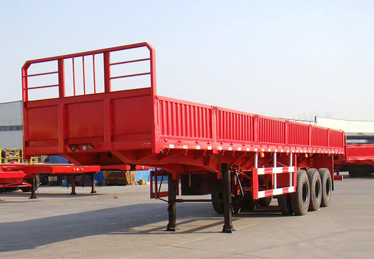 60 Ton 3 Axle Side Wall Semi Trailer