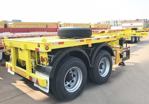 20 FT Skeletal Semi Trailer Vehicle