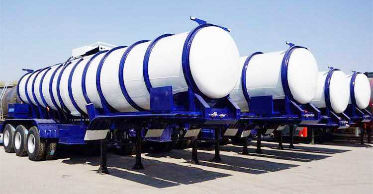 21000Liters Sulfuric Acid Tanker Trailer -2