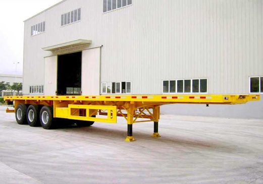 3 Axle Flat bed Container Trailer