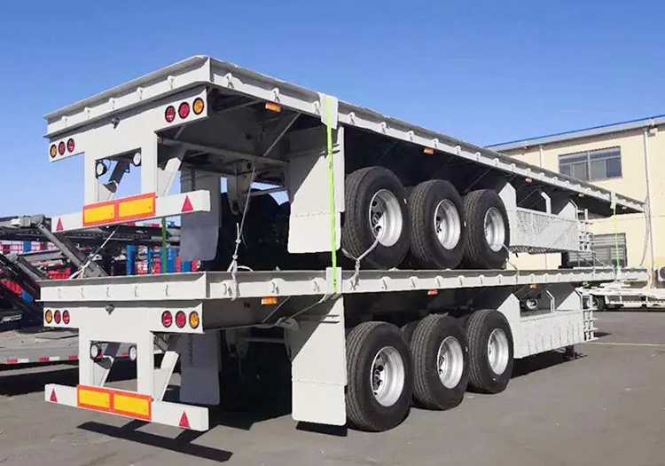 3 Axles 40ft Container Trailer For Sale