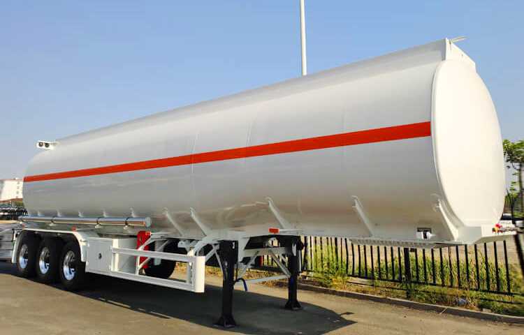 45000L Aluminum Alloy Fuel Semi Tanker Trailer