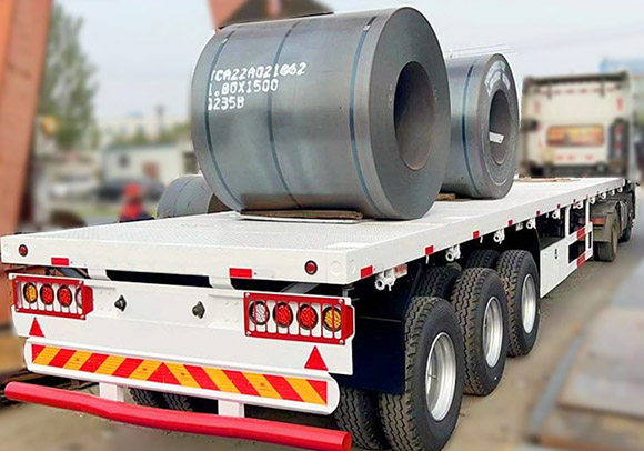 Container Flatbed Semi Trailer Truck