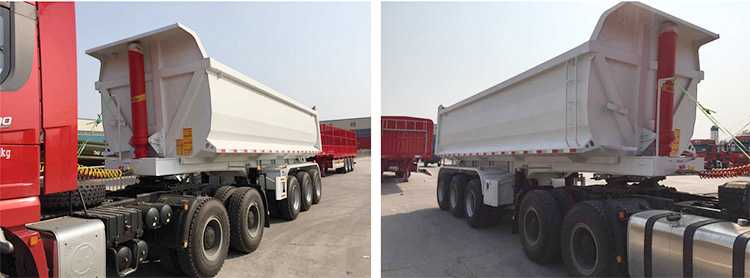 Tri Axle End Dump Trailers for Sale-1